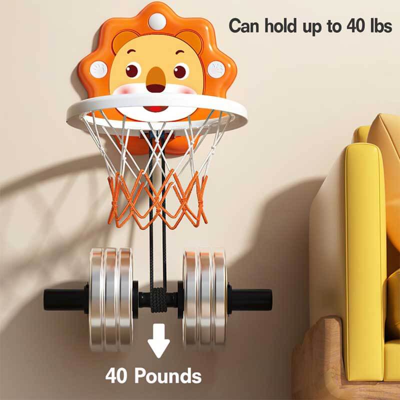 Fidtoy Indoor Mini Basketball Hoop for Toddlers | Adjustable Height & Kids Motor Skills