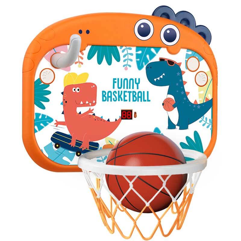 Fidtoy Indoor Mini Basketball Hoop for Toddlers | Adjustable Height & Kids Motor Skills