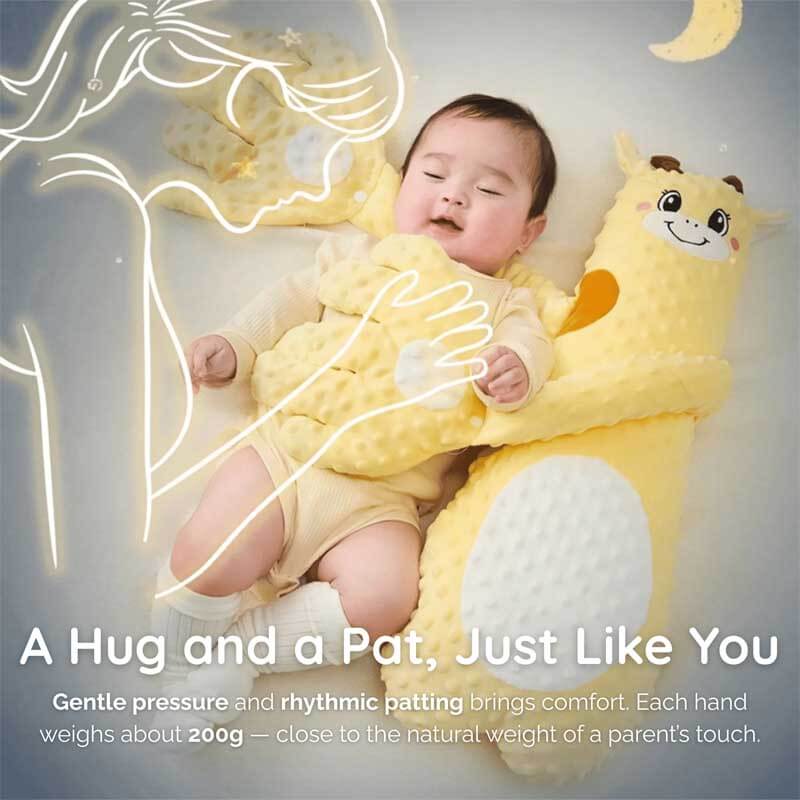 Fidtoy PatPat Pal – Peluche dinosaure avec fonction de tapotement doux pour le sommeil de bébé