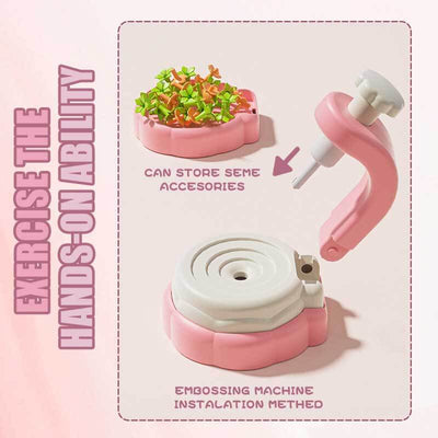Fidtoy DIY Flower Craft Fabric Bouquet Making Spinning Machine Set – Creative Educational Toy for Kids