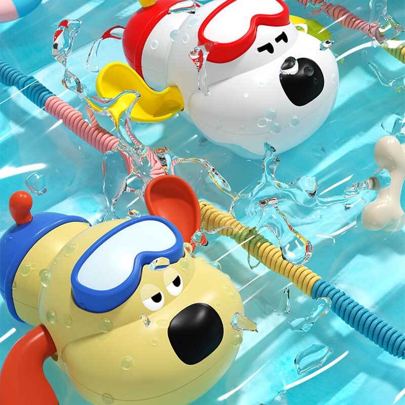 Fidtoy Bath Toy for Toddlers Wind Up Swimming Water Toy Baby Bathtub Toy for 1 2 3 Year Old Kids Bath Time Fun Sensory Play Pool Beach Toy