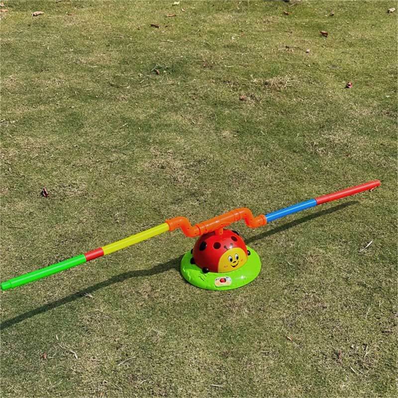 Juguete de lanzamiento y salto 2 en 1 LadybugFidtoy Musical Jump and Toss Ladyfly Fun Toy – Juego activo 2 en 1 para interiores y exteriores para niños de 5 a 7 años