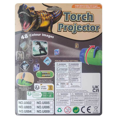 Fidtoy Proyector de Juguete con Linterna para Niños Luz de Aprendizaje Animal y Espacial