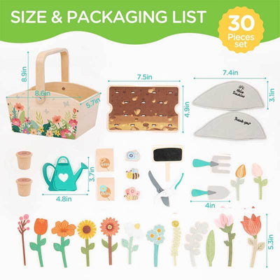 Wooden Gardening Toys Set