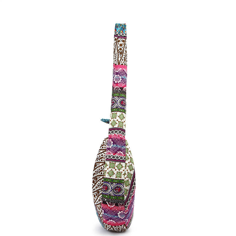 Buddha Stones Cotton Stripes Print Crossbody Bag Shoulder Bag Crossbody Bag&Shoulder Bag BS 12