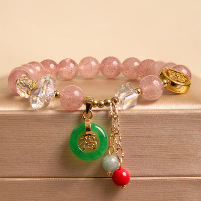 FREE Today: Blessing Good Luck Fu Character Charm Healing Bracelet FREE FREE 2