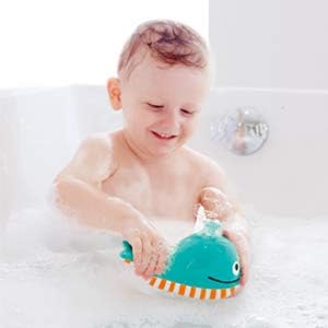 Juguete de baño de burbujas de ballena Fidtoy, fabricante de burbujas para el juego con agua de niños pequeños