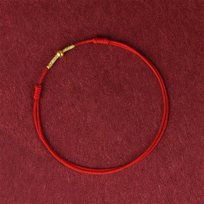 FREE Today: Provide Support Golden Bead Protection Braided Rope Bracelet Anklet FREE FREE Red Anklet Circumference 21-27cm