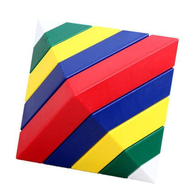 30 Pieces 3D Cubic Pyramid Building Blocks