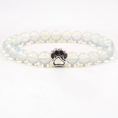 Buddha Stones “Save A Dog” Bracelet Bracelet Bracelet Opal (Love ♥ Success)