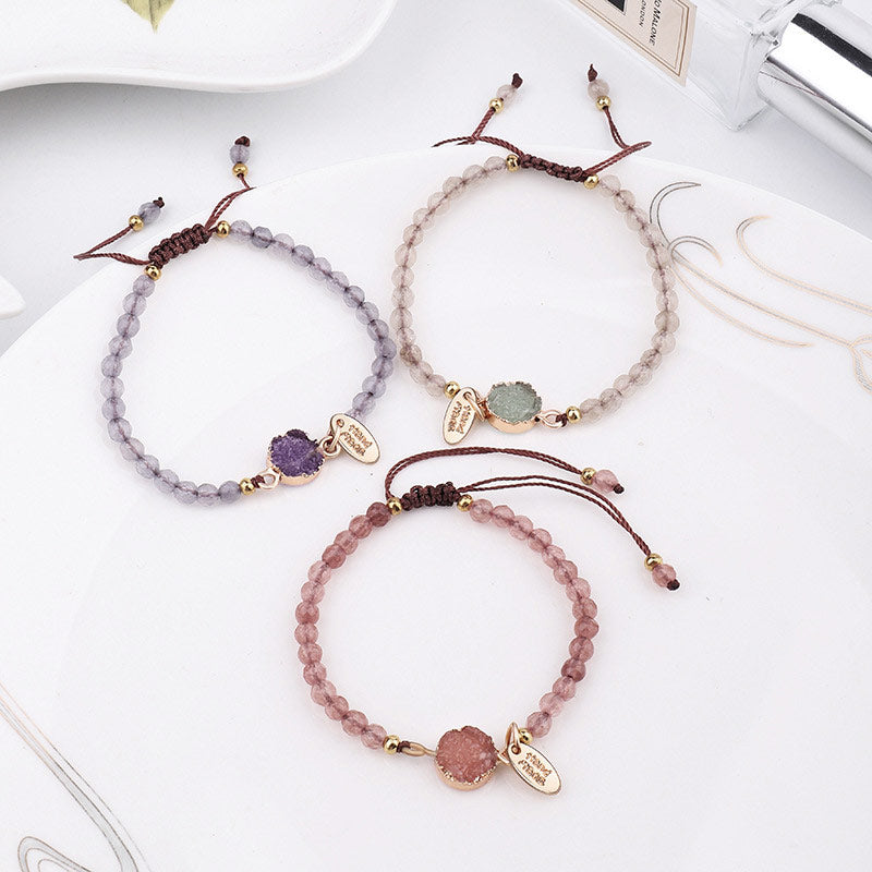Buddha Stones Natural Crystal Charm Lucky Healing Bracelet Bracelet BS 10