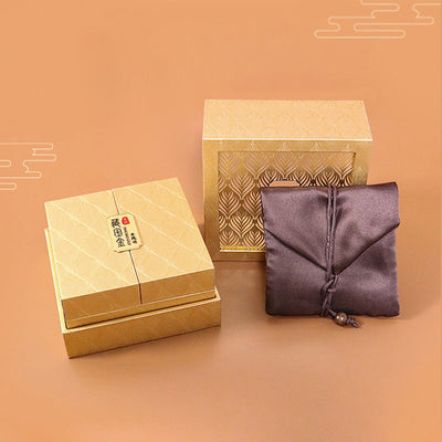 Buddha Stones Retro Jewelry Storage Feather Pattern Box Gift Box Decorations BS 5