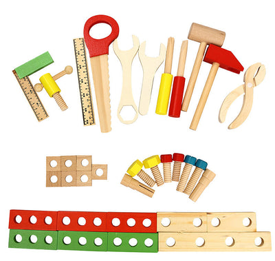 Wooden Tool Box Play Set
