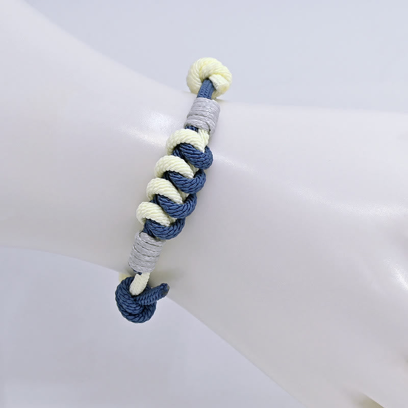 Buddha Stones Simple Design King Kong Knot Strength Braid String Bracelet Bracelet BS 9