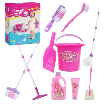 Fidtoy Little Helper Cleaning Pretend Play Set for Kids Montessori Practical Life Role Play Toy