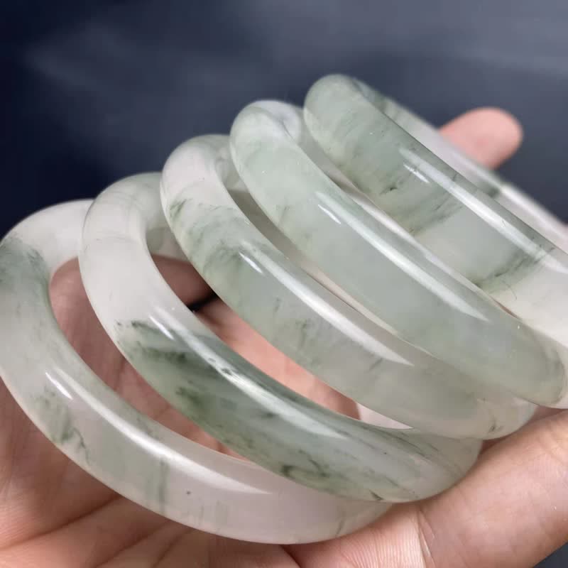 Buddha Stones Jade Abundance Luck Blessing Bracelet Bangle Bracelet BS 7