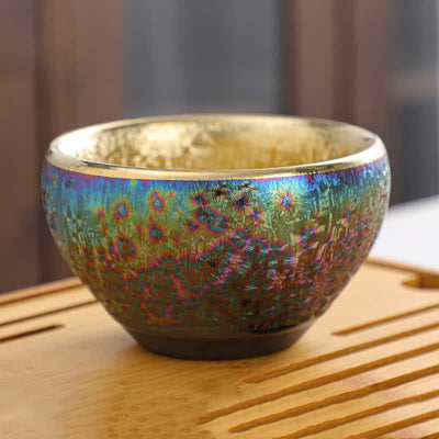 Buddha Stones Colorful Ceramic Teacup Tea Cups - 9.5cm*5.5cm*200ml - image 27