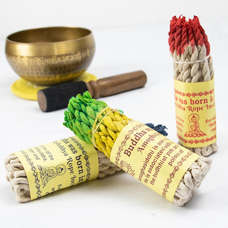 Buddha Stones Nepal Rope Incense Purify Healing Meditation Incense - image 12