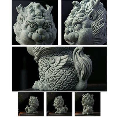 Buddha Stones FengShui Small PiXiu Wealth Luck Home Decoration Decorations BS 11