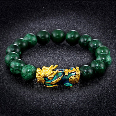 Foviel FengShui PiXiu Jade Protection Bracelet