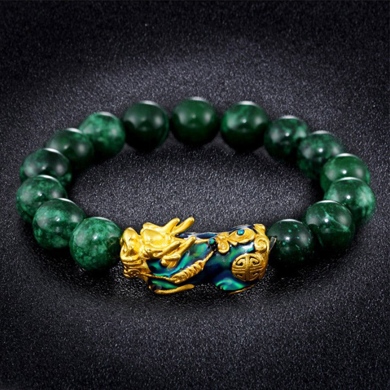 Foviel FengShui PiXiu Jade Protection Bracelet