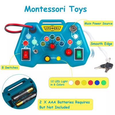 Fidtoy Montessori Busy Board Toys for Toddlers