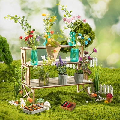 Kit de fabrication de bouquet de fleurs en papier, miniatures botaniques à collectionner - 31A