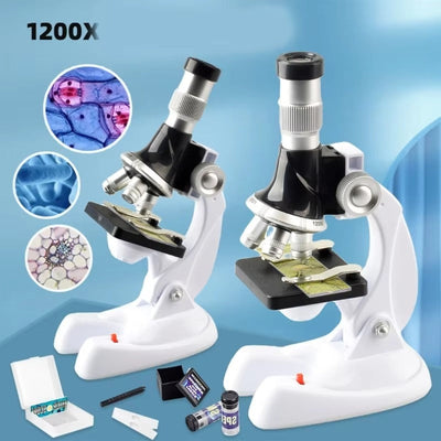 STEAM Ciencia Explora Microscopio Kit de Experimentos 100/600/1200X - 303