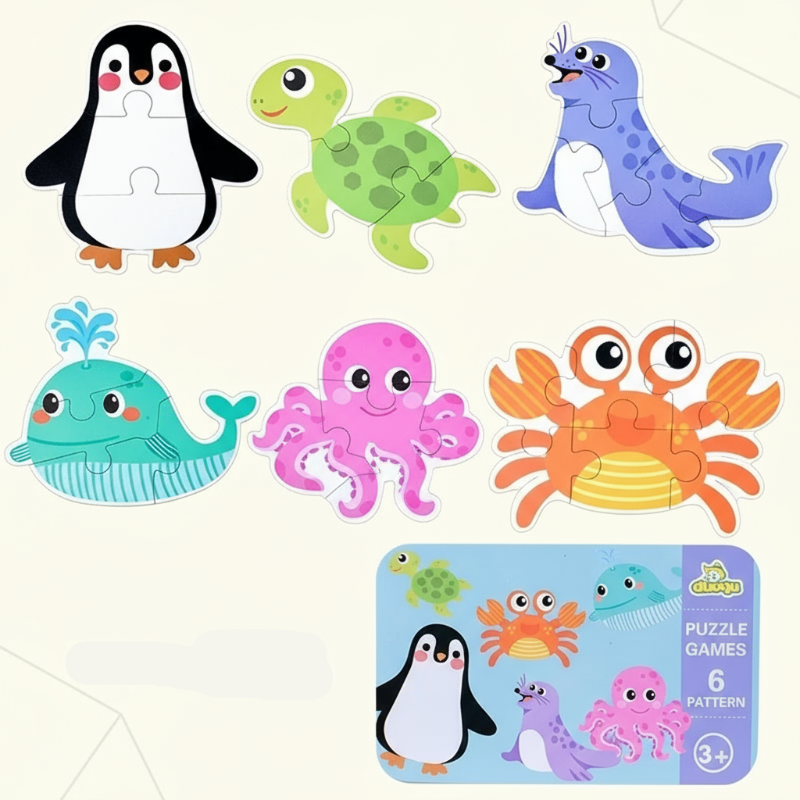 BrainBox – Leren & Spelen – 3D Houten Puzzel