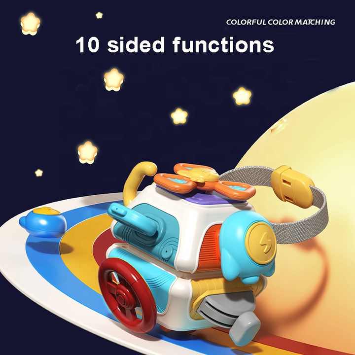 Cubo de aprendizaje sensorial Montessori 10 en 1 - 180