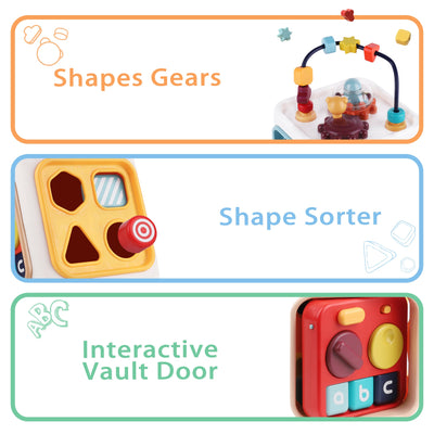 Fidtoy Cube d'activités 6 en 1 pour bébés et tout-petits