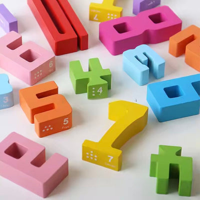 Rompecabezas de equilibrio numérico Montessori