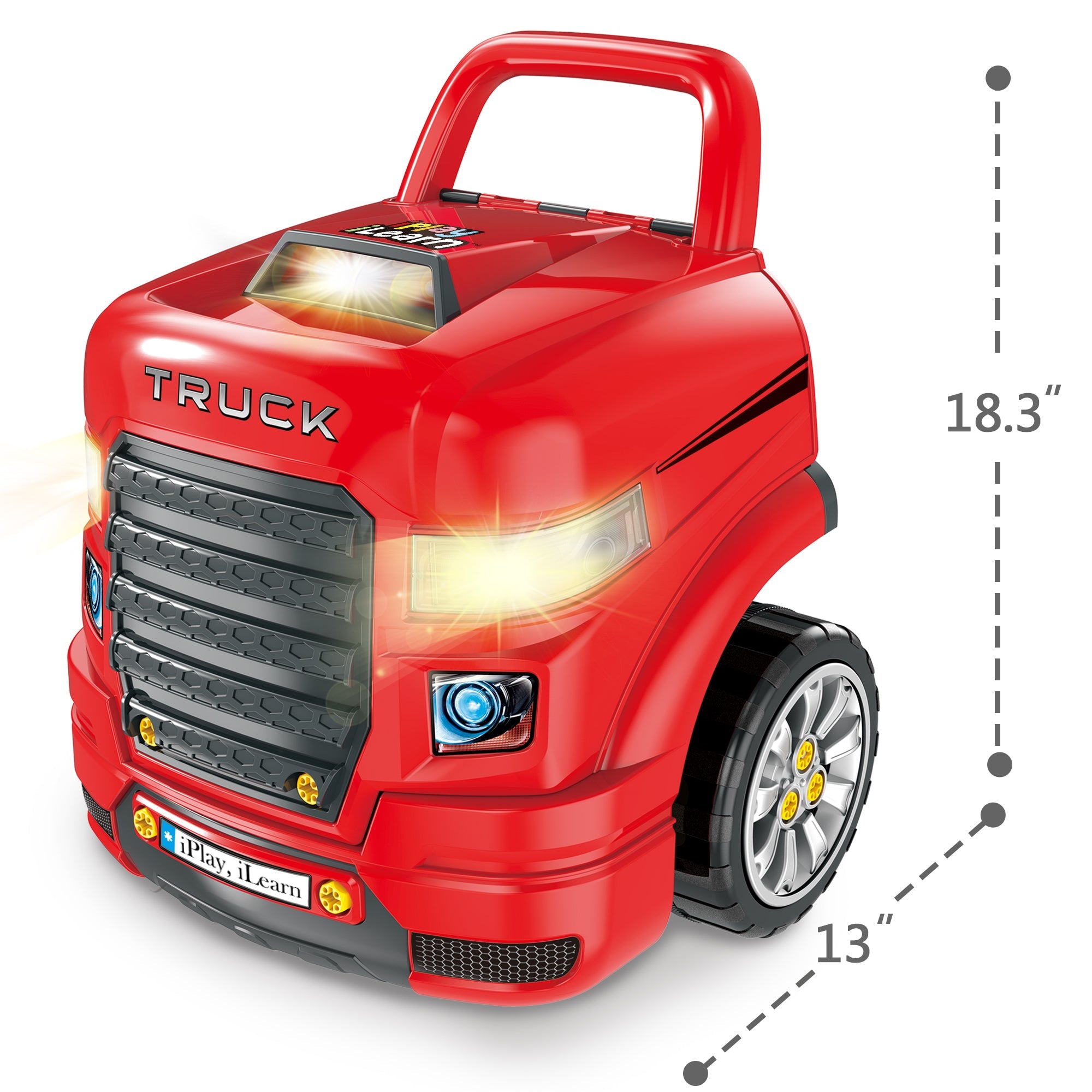 Fidtoy Truck Engine Repair Toy Set for Kids 3+ Mechanic Play