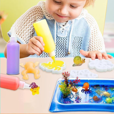 Fidtoy Magical Waterscape DIY ELF Water Gel Molding Toy for Kids Creative Craft Play Age 2-6