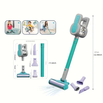Aspiradora de juguete electrónica azul 4 en 1 Little Helper - 644