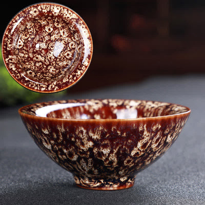 Buddha Stones Colorful Ceramic Teacup Home Office Tea Cups - SandyBrown - image 72