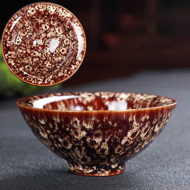 Buddha Stones Colorful Ceramic Teacup Home Office Tea Cups - SandyBrown - image 72