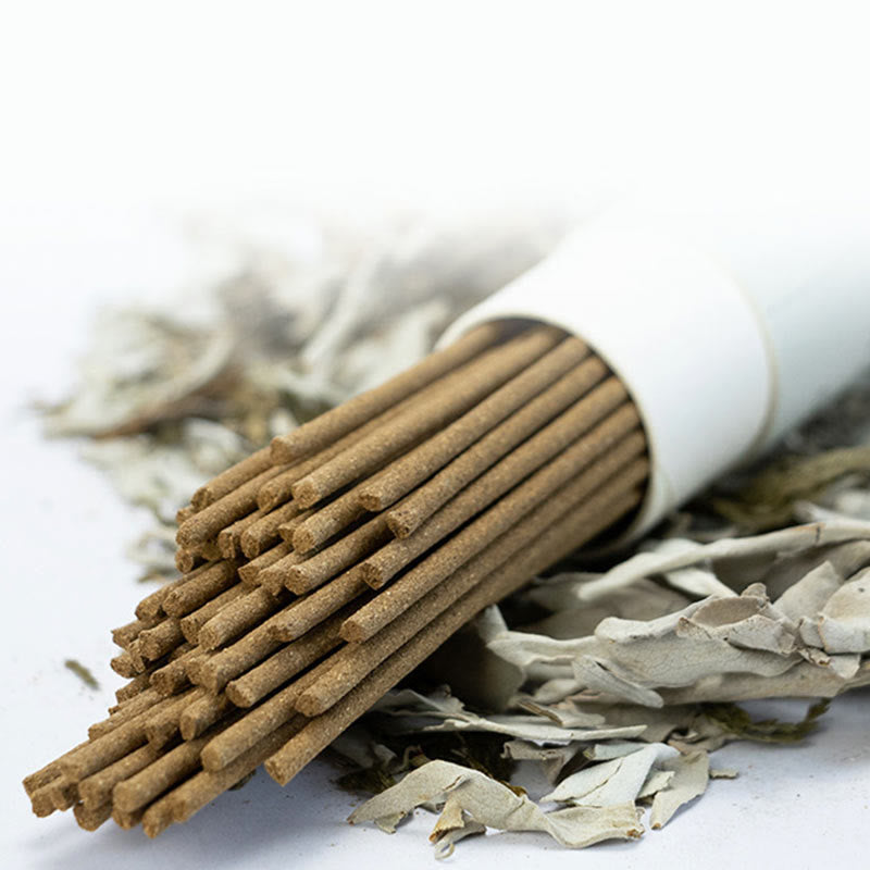 Buddha Stones White Sage Incense Purify Healing Meditation California Sage Incense Sticks Incense BS 3