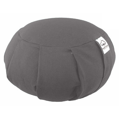 Buddha Stones Cotton Buckwheat Husks Meditation Seat Cushion Home Decoration Decorations buddhastoneshop 36cm*15cm Light Gray