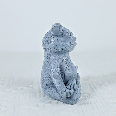 Buddha Stones Meditating Zen Dog Cat Frog Decoration Decorations BS 13