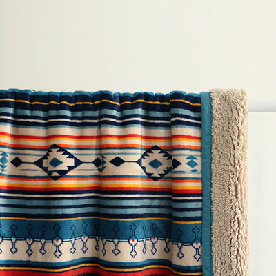 Buddha Stones Geometric Warm Soft Bed Throw Blanket Blanket BS 8