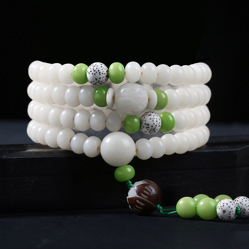 Foviel Bodhi Samenperle Lotus Segen Charm Armband