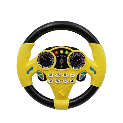 Fidtoy Interactive Steering Wheel Toy for Kids – Musical Car Driving Toy with Lights and Sounds