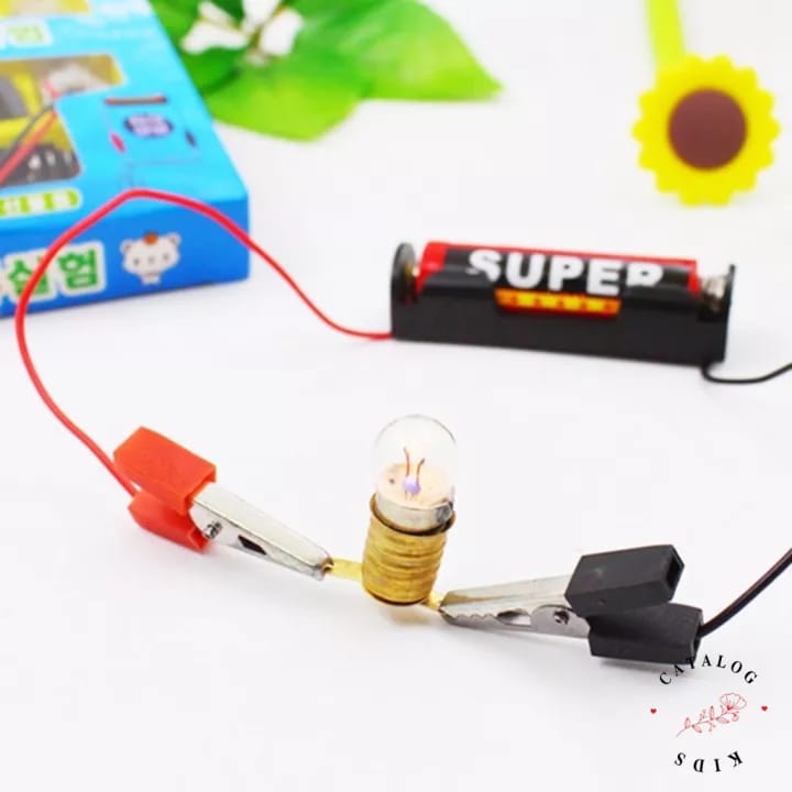 Juego de circuito de ventilador y luz "Hazlo tú mismo" para niños - Experimento de ciencia lógica - 185