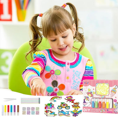 Kit de Arte DIY con Pegamento Suave Creativo Serie Princesas - 521