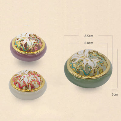 Buddha Stones Nine Tailed Fox Liuli Crystal Healing Meditation Incense Burner Incense Burner BS 16