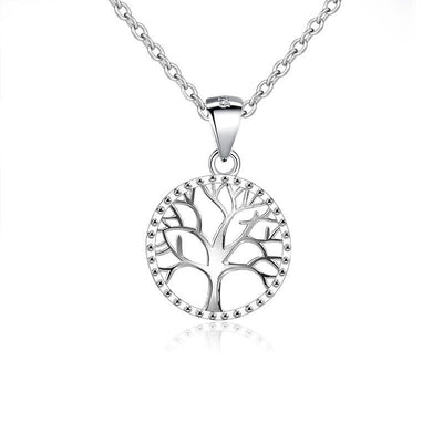 Buddha Stones The Tree of Life 925 Sterling Silver Creation Necklace Pendant Necklaces & Pendants BS 1