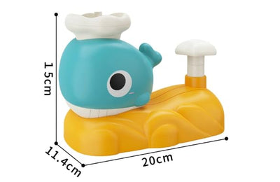 Juguete lanzador de discos voladores de ballena Fidtoy con redes de captura