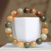 Bracelet de paix et de sagesse en graines de Bodhi colorées Foviel