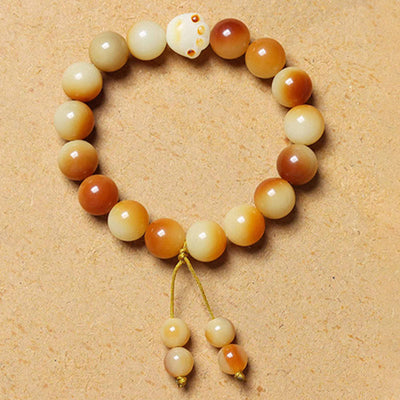 Buddha Stones Natural Bodhi Seed Lovely Paw Claw Peace Wisdom Bracelet Bracelet BS 2